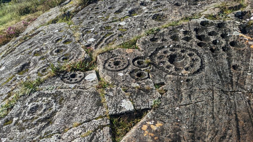 Neolithic rock art in Kilmartin Glen, Scotland