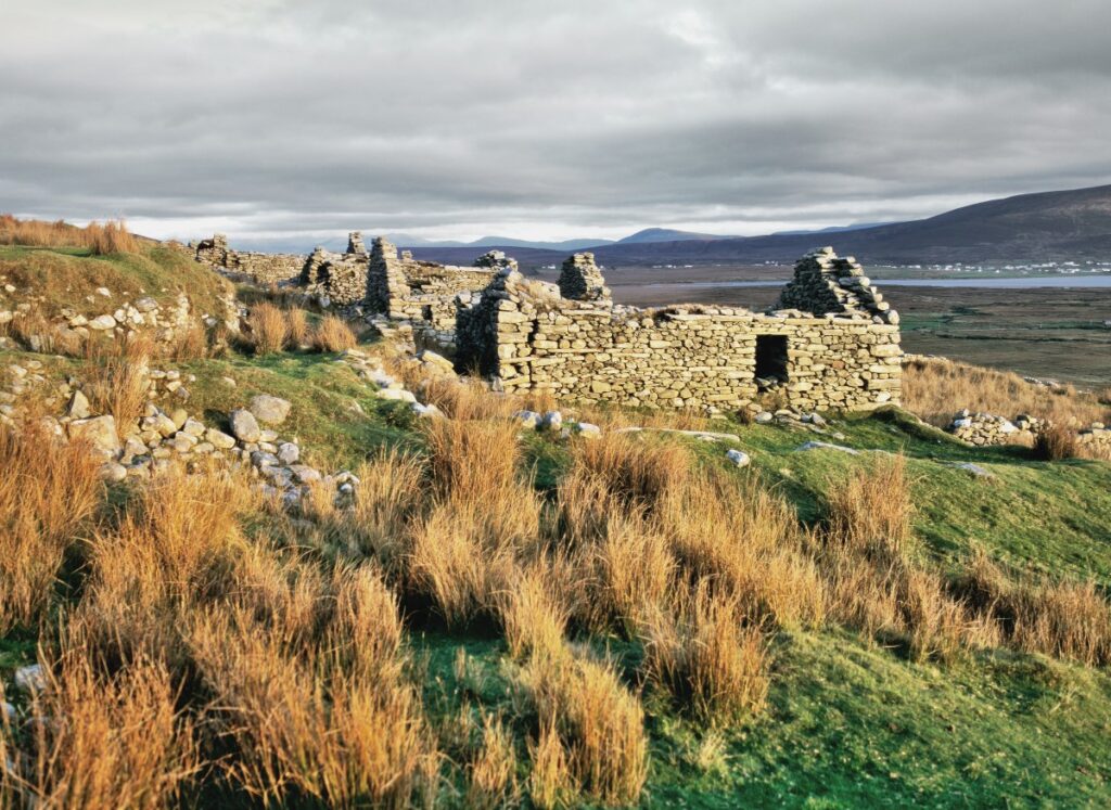 A ruined house in Ireland