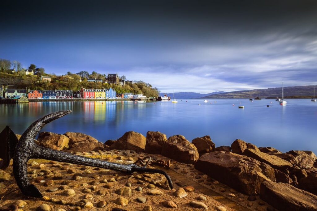 The town of Tobermory on the Isle of Mull, Scotland